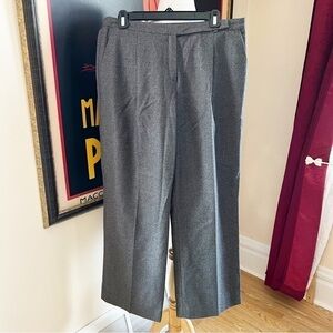 Escada Gray Wide Leg Pants